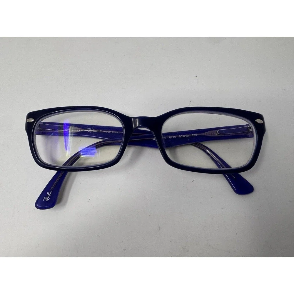 Ray-Ban RB5150 Eyeglass Frames Only 50-19-135 Blue 5776 Hard To Find Color